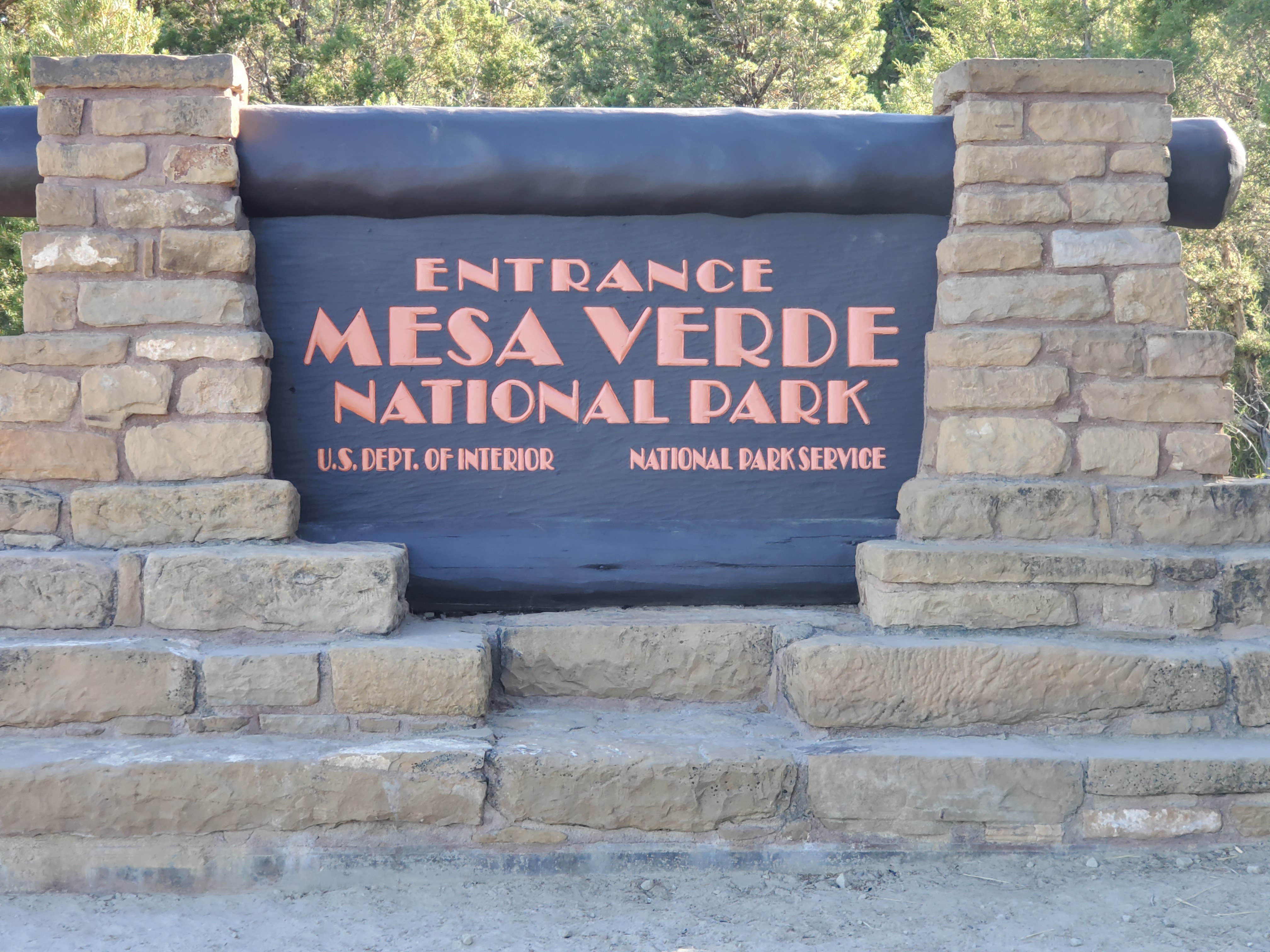 Mesa Verde NP Entrance Sign