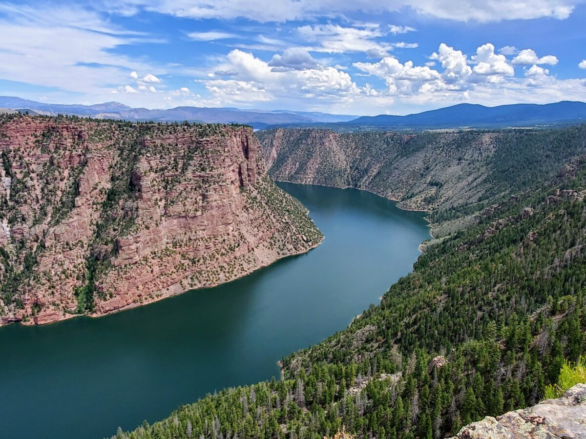 View at Flaming Gorge Visitor Center