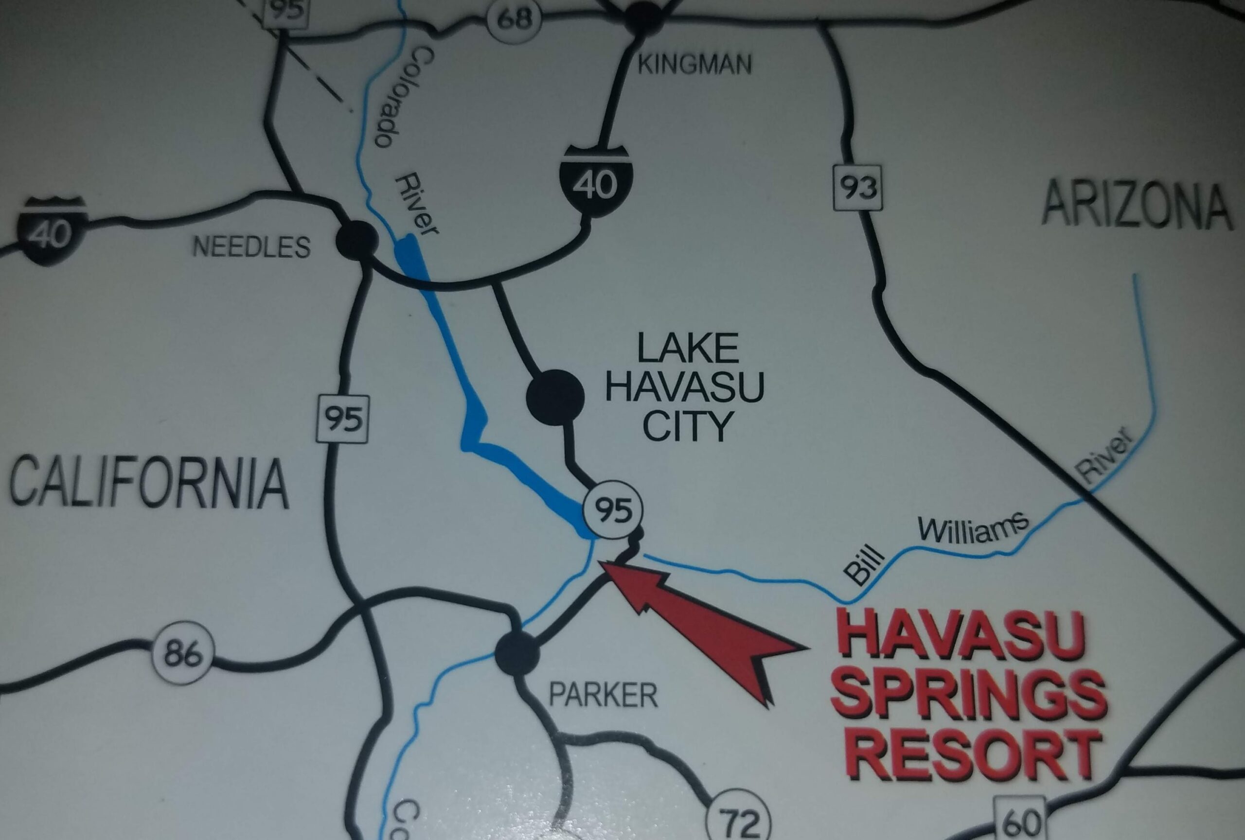 Map to Havasu Springs, AZ