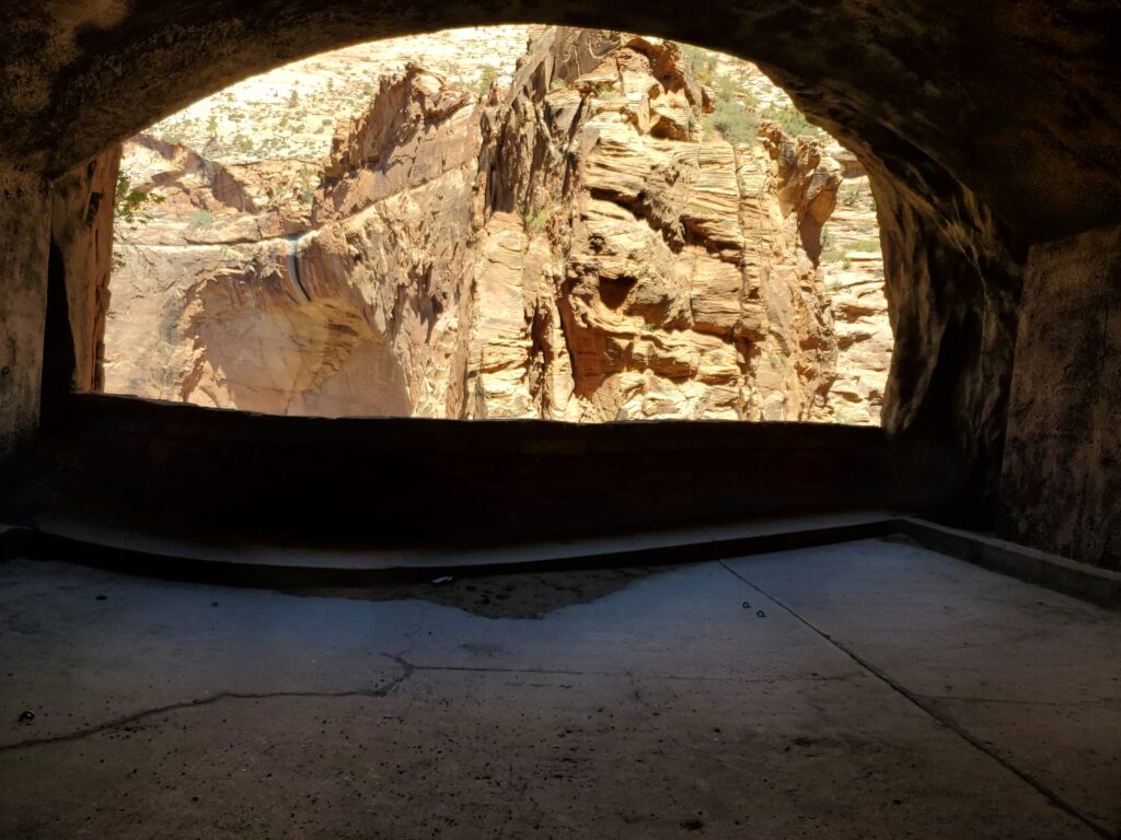 View from Tunnel on Zion-Mt. Carmel Highway