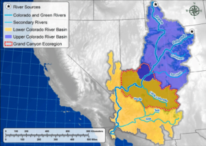 Map of Colorado River Basin