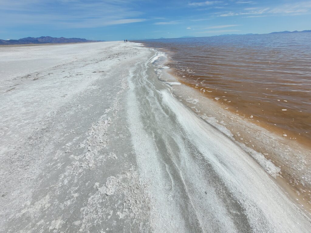 Great Salt Lake Shoreline near Spiral Jetty