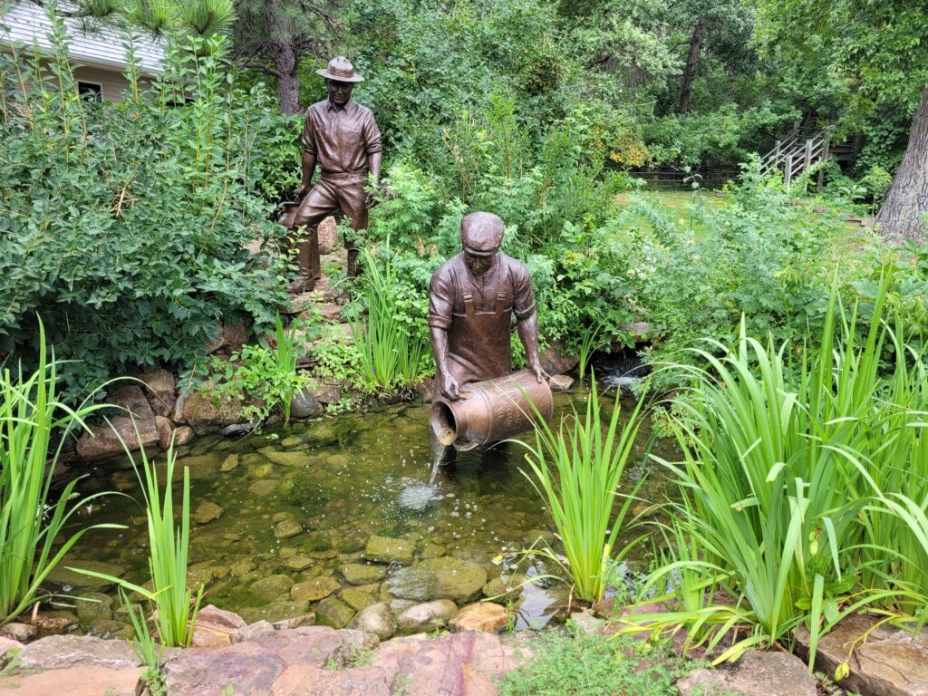 Bronze Sculptures at D.C. Booth National Fish Hatchery