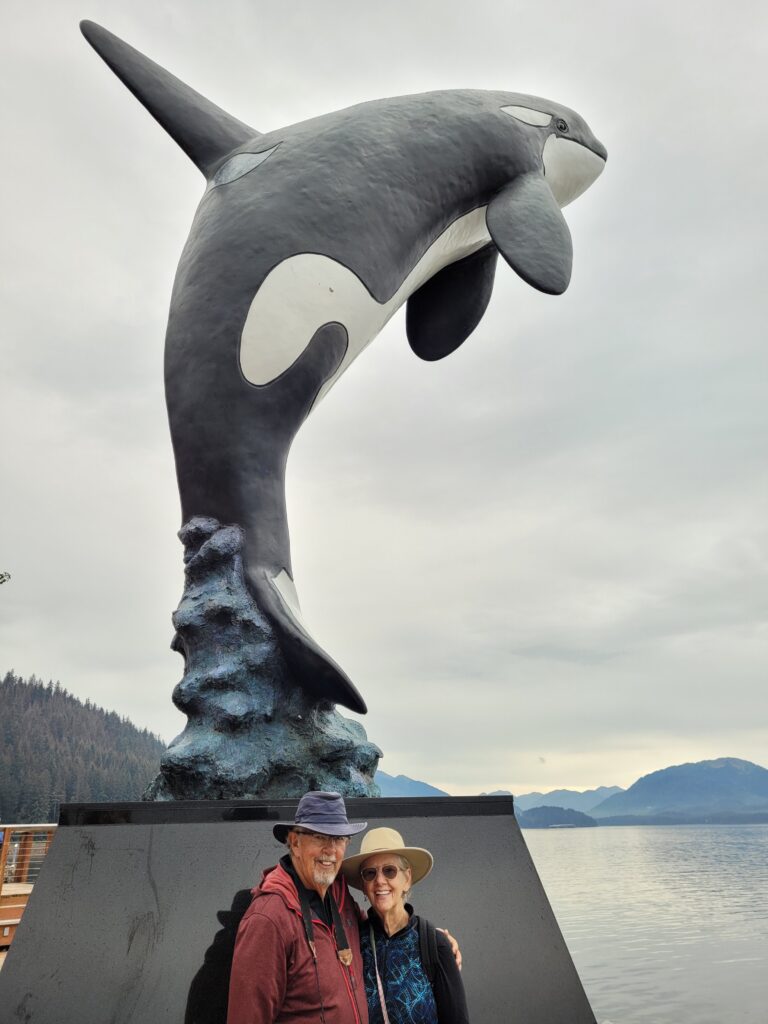 Sculpture at Icy Strait Point