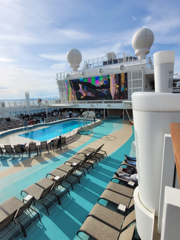 Top rear deck on Norwegian Bliss