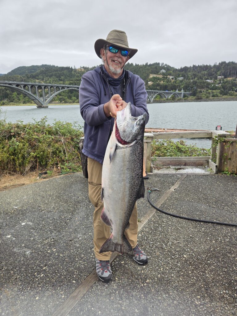 26 Lb Coho Salmon, Gold Beach OR